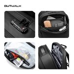 Daypack Manufacturer - Multi Function Roll Top Compact 15.6 Inch Waterproof Computer Pack School Laptop USB for Travelling