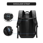 Solar Backpack Manufacturer - Design High Tech Men's with Solar Panel USB Charging Travel Outdoor Dress