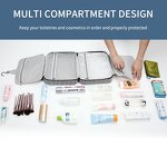 Toiletry Bag Manufacturer - Hanging Travel Organizer Hygiene Dop Kit with Hook Accessories Bathroom Shaving Makeup for Men Woman