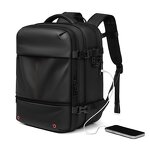Vacuum Backpack Manufacturer - 2025 Wholesale USB Large Capacity Expandable Travel Waterproof Anti-theft Compression