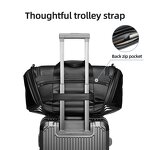 Duffle Bag Manufacturer - Black Oxford Waterproof with Shoes Compartment Cross Body Sling for Men Crossbody