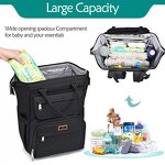 Mother Backpack Manufacturer - 2024 New Large-capacity Portable Mommy Bottle Diaper Multi-compartment Mother and Baby