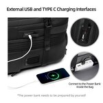 Travel Backpack Manufacturer - 2025 Fashion High Capacity Dry Wet Area Wheeled Oxford with One-touch Vacuum Compression