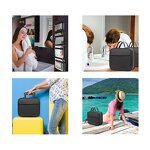 Toiletry Bag Manufacturer - Black Waterproof High Quality Wash Travel Mens Leather Custom Toiletries Canvas Cosmetic