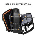 Laptop Backpack Manufacturer - Custom Logo Waterproof Bagpack Large 17 Inch with USB Charging Port Expandable