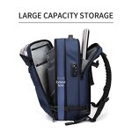 Vacuum Backpack Manufacturer - Airbag with Vacuum Compressor 17 Inch Smart Custom Business Laptop for Men Travel