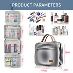 Toiletry Bag Manufacturer - Hanging Travel Organizer Hygiene Dop Kit with Hook Accessories Bathroom Shaving Makeup for Men Woman