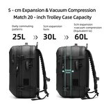 Vacuum Backpack Manufacturer - with Pump 50L Expandable Compression Compartments for Business Laptop