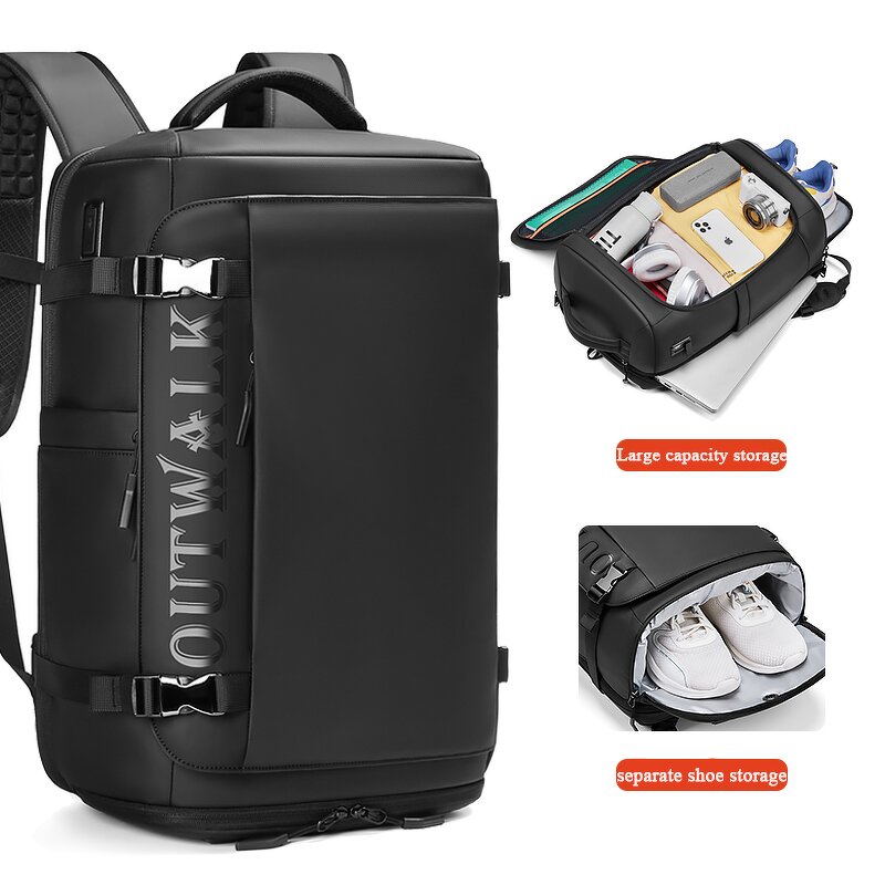 Laptop Backpack Manufacturer - USB Charger Anti Theft Smart Large Capacity Multifunction Nylon Pink Soft Black Waterproof