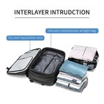 Vacuum Backpack Manufacturer - Anti Theft 5cm Expandable with Wet Dry Separation Design Waterproof Casual