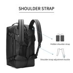 Duffle Bag Manufacturer - Factory Wholesale Large Capacity Multi Function Waterproof Hard Handle Laptop Oxford with USB Charging Port