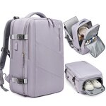 School Backpack Manufacturer - Factory Hot Sell Wholesale Nylon Polyester USB Smart Shoe Barn Waterproof Custom Laptop