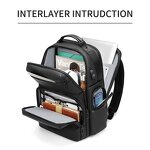 Backpack Manufacturer - with USB Charger Waterproof Computer Business Laptops Brief Pack for Men