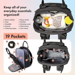 Diaper Backpack Manufacturer - Customized with Multi-functional Pockets Organizer Tote for Mummy Baby