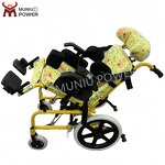 Manual Pediatric Wheelchair - MUNIU for Children with Cerebral Palsy Aluminum Material
