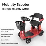 Folding Mobility Scooter - 2024 New Product 4 Wheel Portable Electric for the Elderly