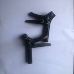 Wheelchair Handbrake - Muniu Parts MN19-001 for Sport Wheelchair Black Aluminium Alloy