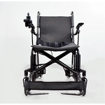 Carbon Fiber Electric Wheelchair - Lightweight Foldable with Solid Tires 10km Range 120kg Capacity for Disabled