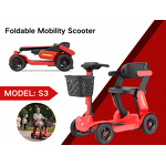 Folding Mobility Scooter - 2024 New Product 4 Wheel Portable Electric for the Elderly