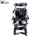 Manual Pediatric Wheelchair - MUNIU Aluminum for Children Reclining with Adjustable Headrest for Cerebral Palsy