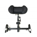Wheelchair Headrest - MUNIU POWER HR01 Adjustable Spare Parts Plastic Steel Frame for Electric Wheelchairs