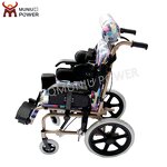 Manual Pediatric Wheelchair - MUNIU Aluminum for Children Reclining with Adjustable Headrest for Cerebral Palsy