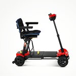 Folding Electric Mobility Scooter - Lightweight Moped Portable Atto 4 Wheel for Adults Seniors