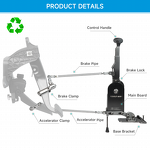 Disabled Driving Car Hand Controls - Brake and Throttle in Hand Accelerator and Brake Help Driving System for Handicap