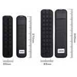 Air Inflatable Shoulder Strap Pad - Triple Row Adjustable Comfortable Black Belt for Backpack Camera Bag