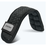 Air Inflatable Shoulder Strap Pad - Triple Row Adjustable Comfortable Black Belt for Backpack Camera Bag