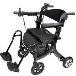 Electric Rollator Walker - with Seat Electric Wheelchair for the Elderly in Morocco Germany Turkey