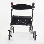 Bariatric Walker Rollator - Aluminum 4 Wheels With Seat for Elderly