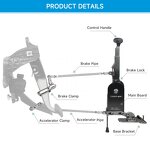 Disabled Driving Car Hand Controls - Free Shipping Handicap Accelerator and Brake Help Driving System