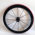Wheelchair Rear Wheel - 24*1 Inch Active Spare Parts Aluminum Spoke with Quick Release for Disabled