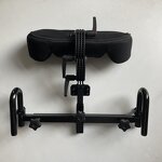 Wheelchair Headrest - MUNIU POWER HR01 Adjustable Spare Parts Plastic Steel Frame for Electric Wheelchairs