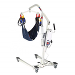 Electric Patient Lifter Hoist - Portable with Steel Frame and 180KG Capacity for Home Care or Hospital Use