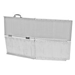 Motorcycle Wheelchair Loading Ramp - Aluminum Foldable Portable Lightweight Metal for Stairs