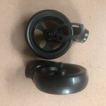 Wheelchair Front Wheel - Optional Sizes 4 Inch PU Parts for Sport Wheelchair