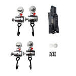 Wheelchair Tie-Down Restraint System - MUNIU Mechanical Retractors Front for Rehabilitation Therapy Supplies