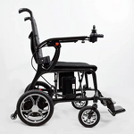 Carbon Fiber Electric Wheelchair - Lightweight Foldable with Solid Tires 10km Range 120kg Capacity for Disabled