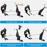 Automatic Car Hand Controls - New Economical Model Portable Permanent Push Pull for Disabled Driving