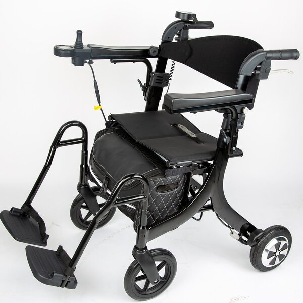 Power Assist Walker Scooter - Best Electric Mobility Rollator With Seat for Senior
