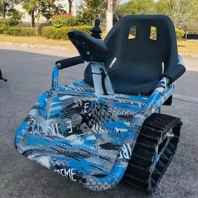 Mini Electric Tracked Tank - Hot Sale Playground Equipment Child Go-Kart Indoor/Outdoor Off-Road for Children