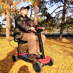 Folding Electric Mobility Scooter - EEC Certification Approved 4 Wheels Atto for Disabled and Elderly