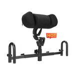 Electric Wheelchair Headrest - Removable Adjustable Spare Part with Plastic & Steel Frame and PU/Nylon Surface for Disabled