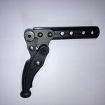 Wheelchair Handbrake - Muniu Parts MN19-001 for Sport Wheelchair Black Aluminium Alloy