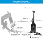 Handicap Driving Car Hand Controls - D-RUN-1 Gas and Brake Free Shipping