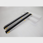 Car Wheelchair Loading Ramp - Portable Lightweight Telescopic Aluminum Metal for Stairs