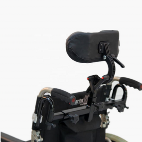 Wheelchair Headrest - MUNIU POWER HR01 Adjustable Spare Parts Plastic Steel Frame for Electric Wheelchairs