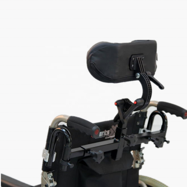Wheelchair Headrest - MUNIU POWER HR01 Adjustable Spare Parts Plastic Steel Frame for Electric Wheelchairs